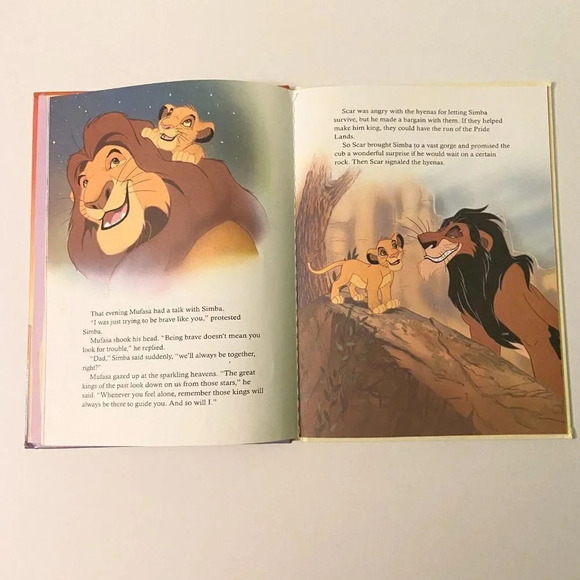 Vintage 1994 The Lion King A Big Golden Book by Justine Korman - Picture 12 of 15